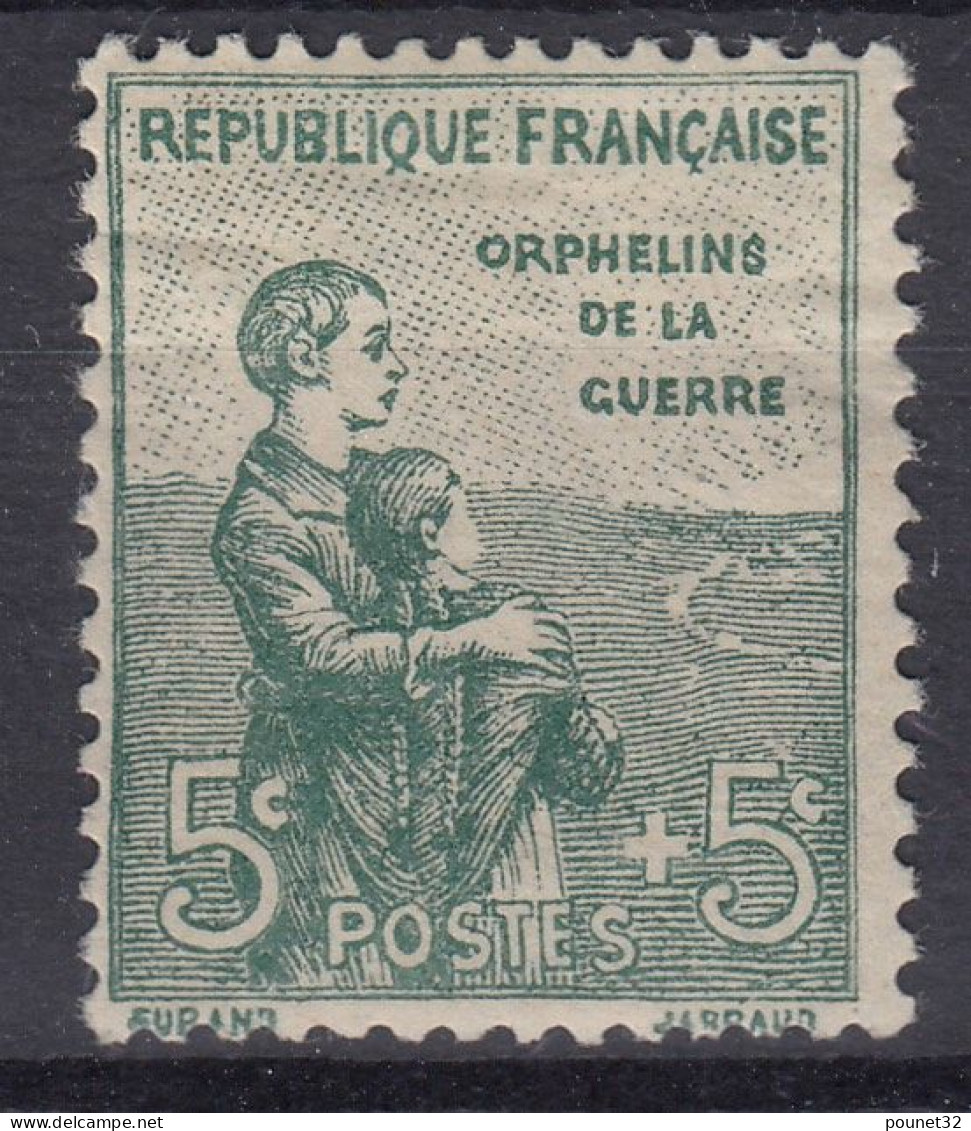 TIMBRE FRANCE ORPHELIN N° 149 NEUF * GOMME AVEC CHARNIERE - FROISSURES A VOIR - Neufs