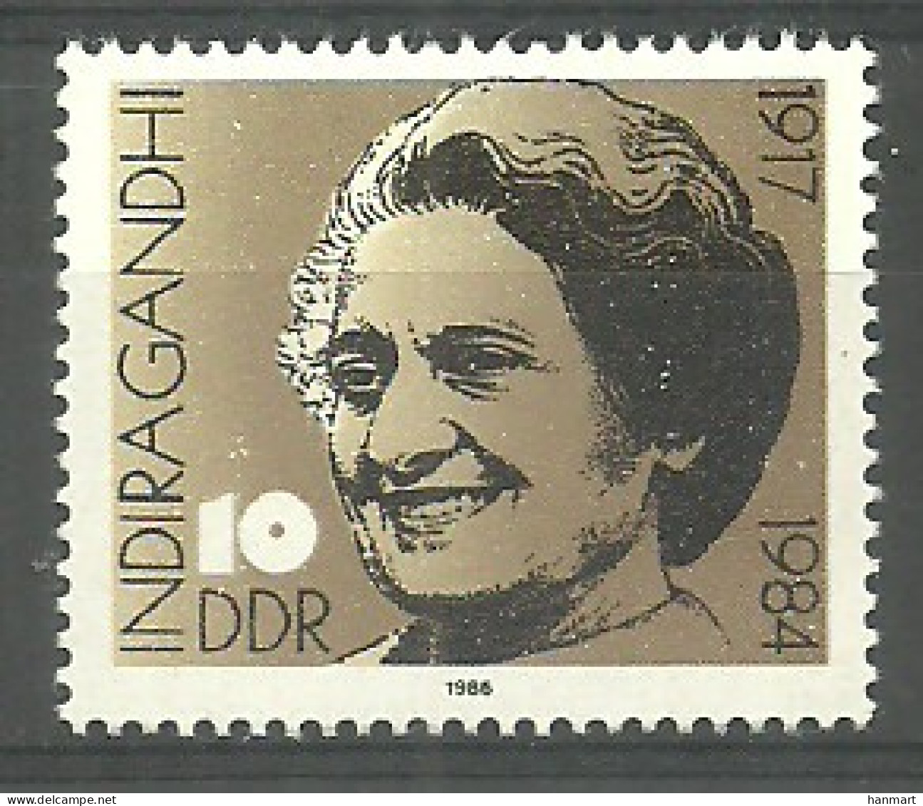 Germany, Democratic Republic (DDR) 1986 Mi 3056 MNH  (ZE5 DDR3056) - Femmes Célèbres