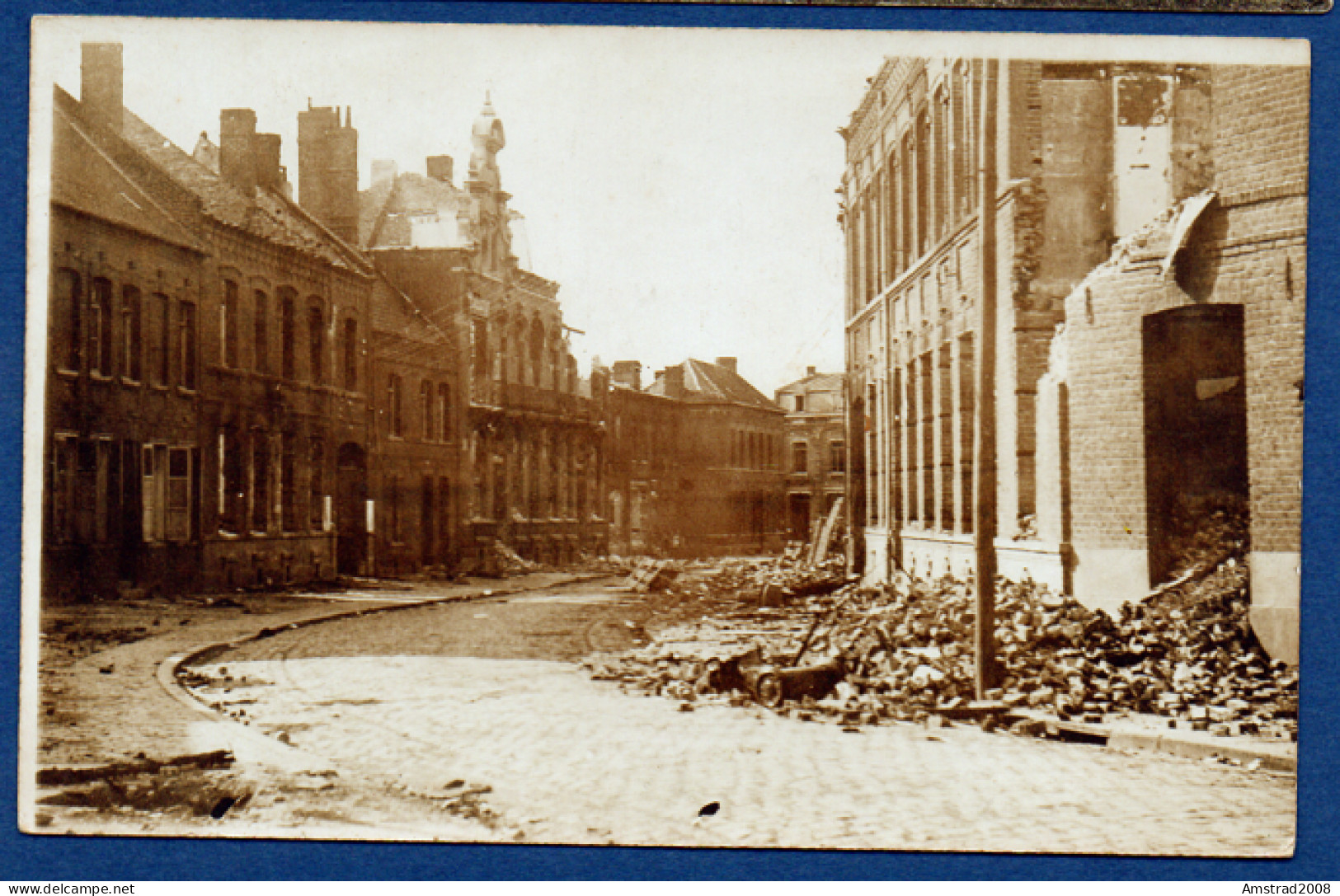 1917 - HENIN - VILLE EN RUINES APRES GUERRE  - FRANCE - Henin-Beaumont