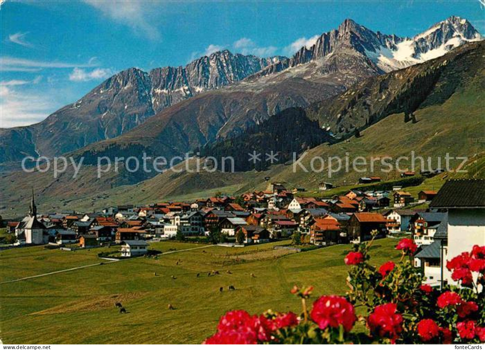 12844419 Sedrun Im Tavetsch Mit Crispalt Piz Culmatsch Und Piz Nair Albula Alpen - Sonstige & Ohne Zuordnung