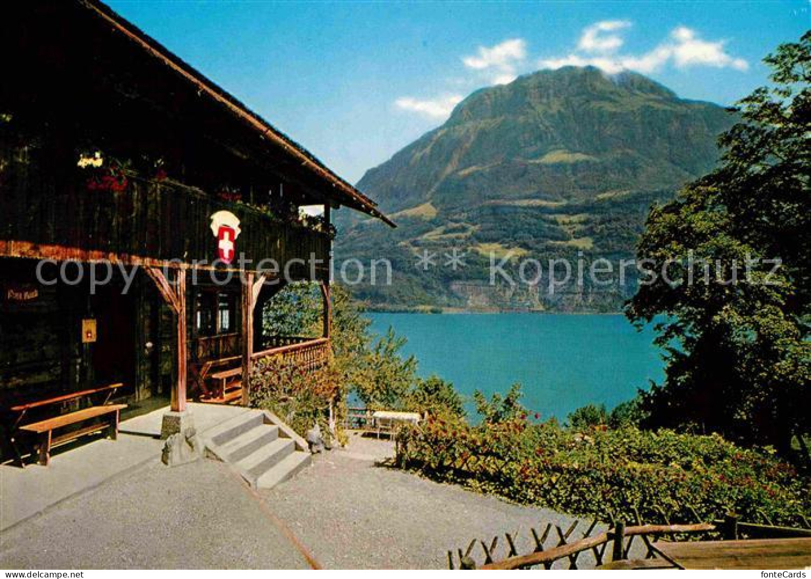 12843717 Ruetli Vierwaldstaettersee Ruetlihaus Frohnalpstock  Ruetli - Autres & Non Classés