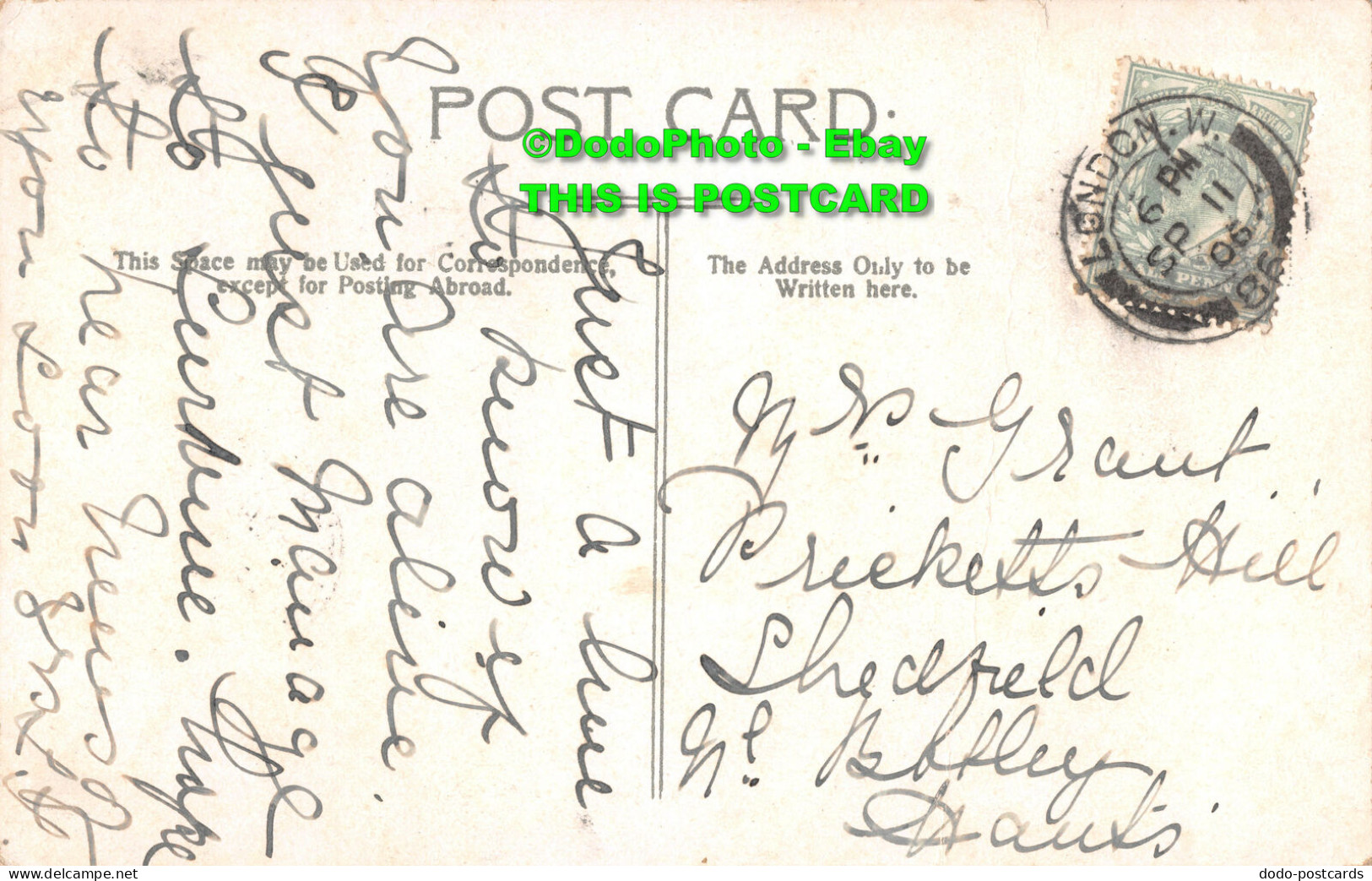 R359598 London. Royal Exchange And Bank. 1906 - Other & Unclassified