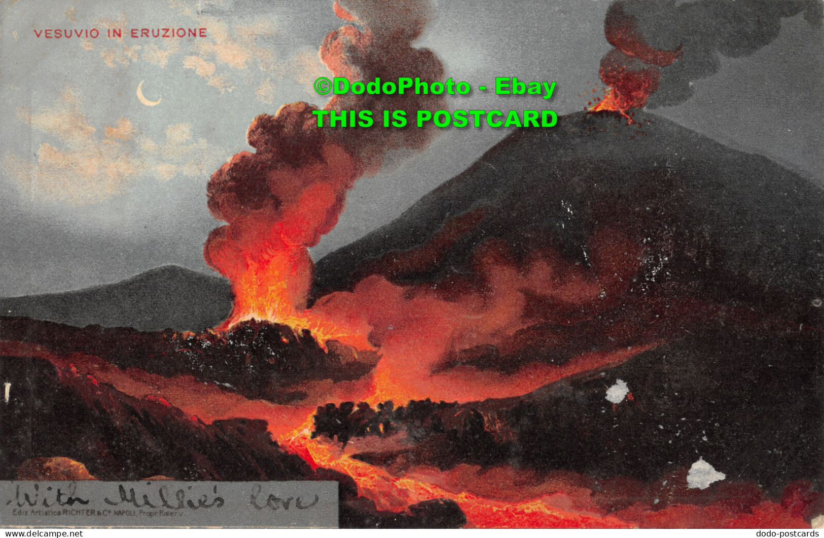 R359644 Vesuvio In Eruzione. Artistica Richter And Co. 1903 - Monde