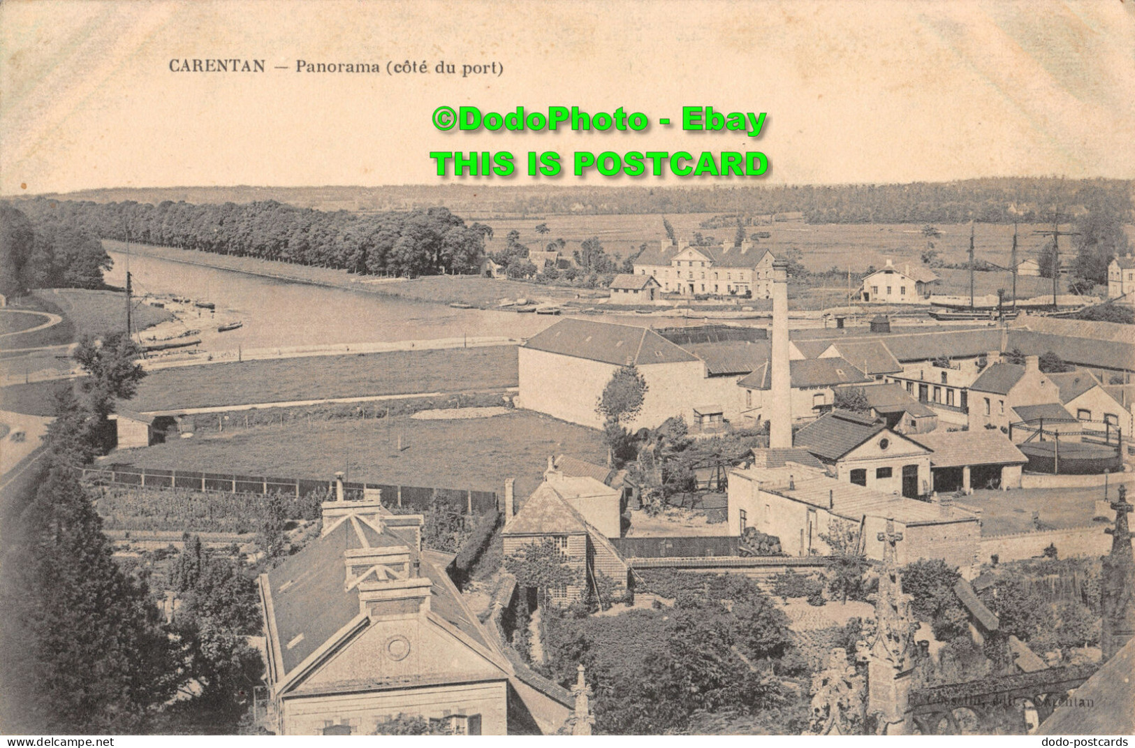 R359645 Carentan. Panorama. Cote Du Port. 1910 - Monde