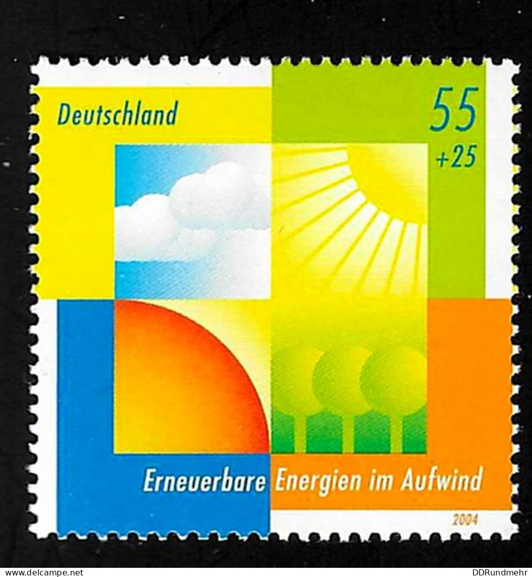 2004 Energy  Michel DE 2378 Stamp Number DE B930 Yvert Et Tellier DE 2204 Stanley Gibbons DE 3252 Xx MNH - Unused Stamps
