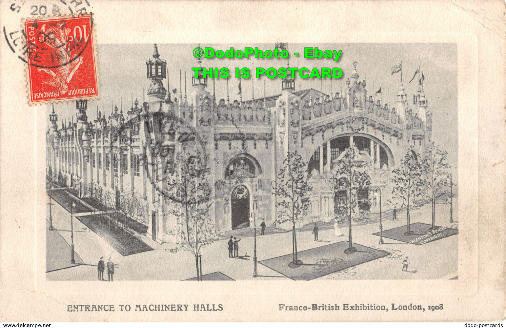 R359672 London. Entrance To Machinery Halls. Franco British Exhibition. Valentin - Sonstige & Ohne Zuordnung