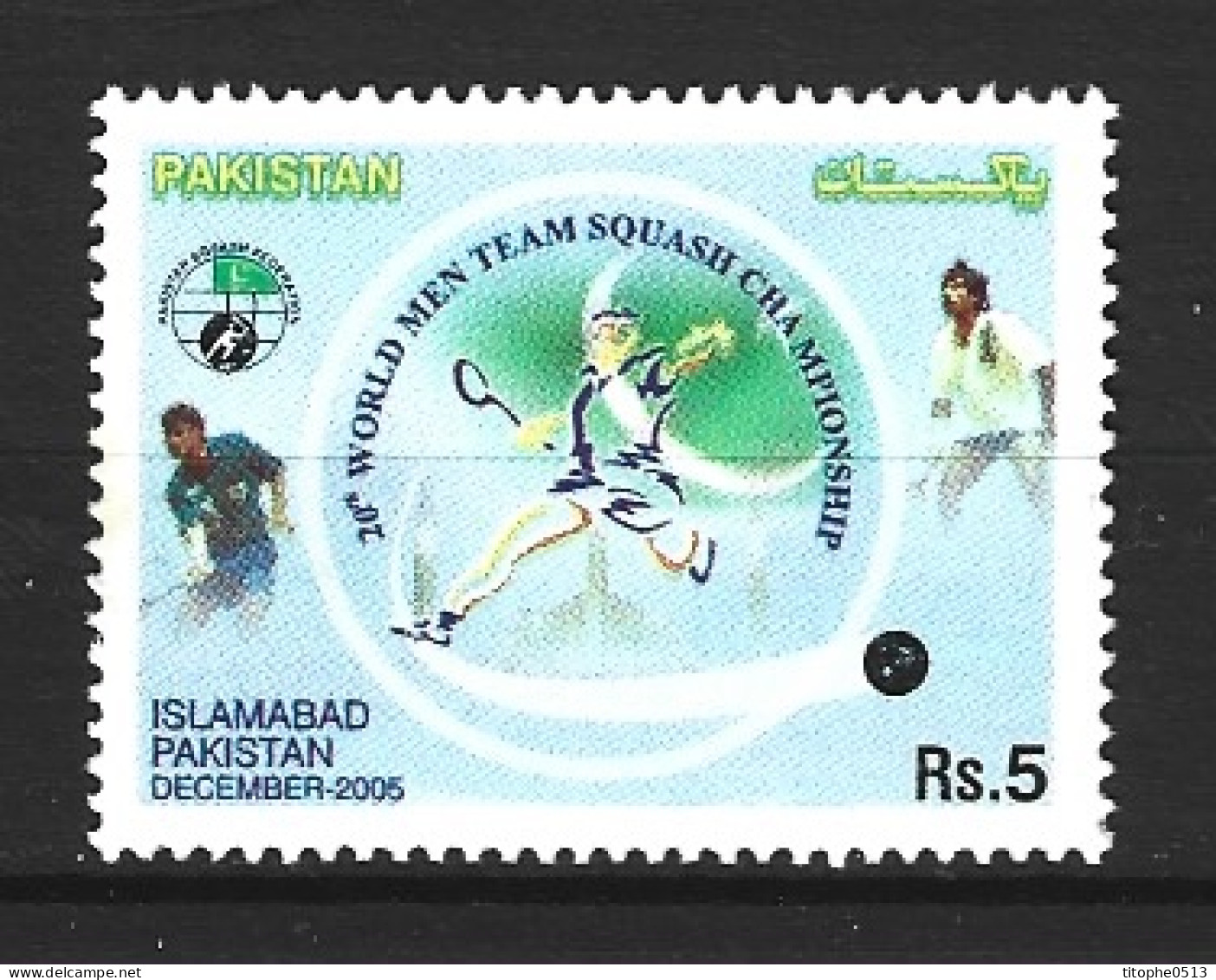 PAKISTAN. N°1212A De 2005. Squash. - Otros & Sin Clasificación