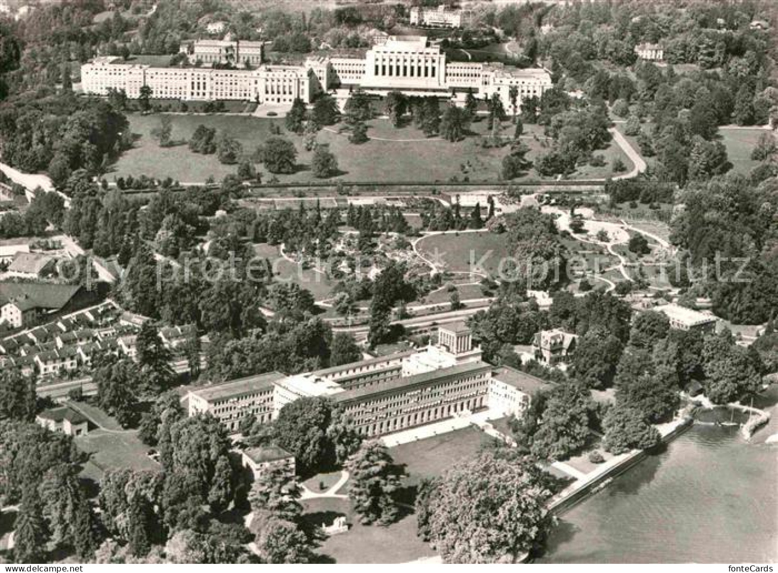 12829847 Geneve GE Fliegeraufnahme Palais Des Nations  Geneve - Altri & Non Classificati