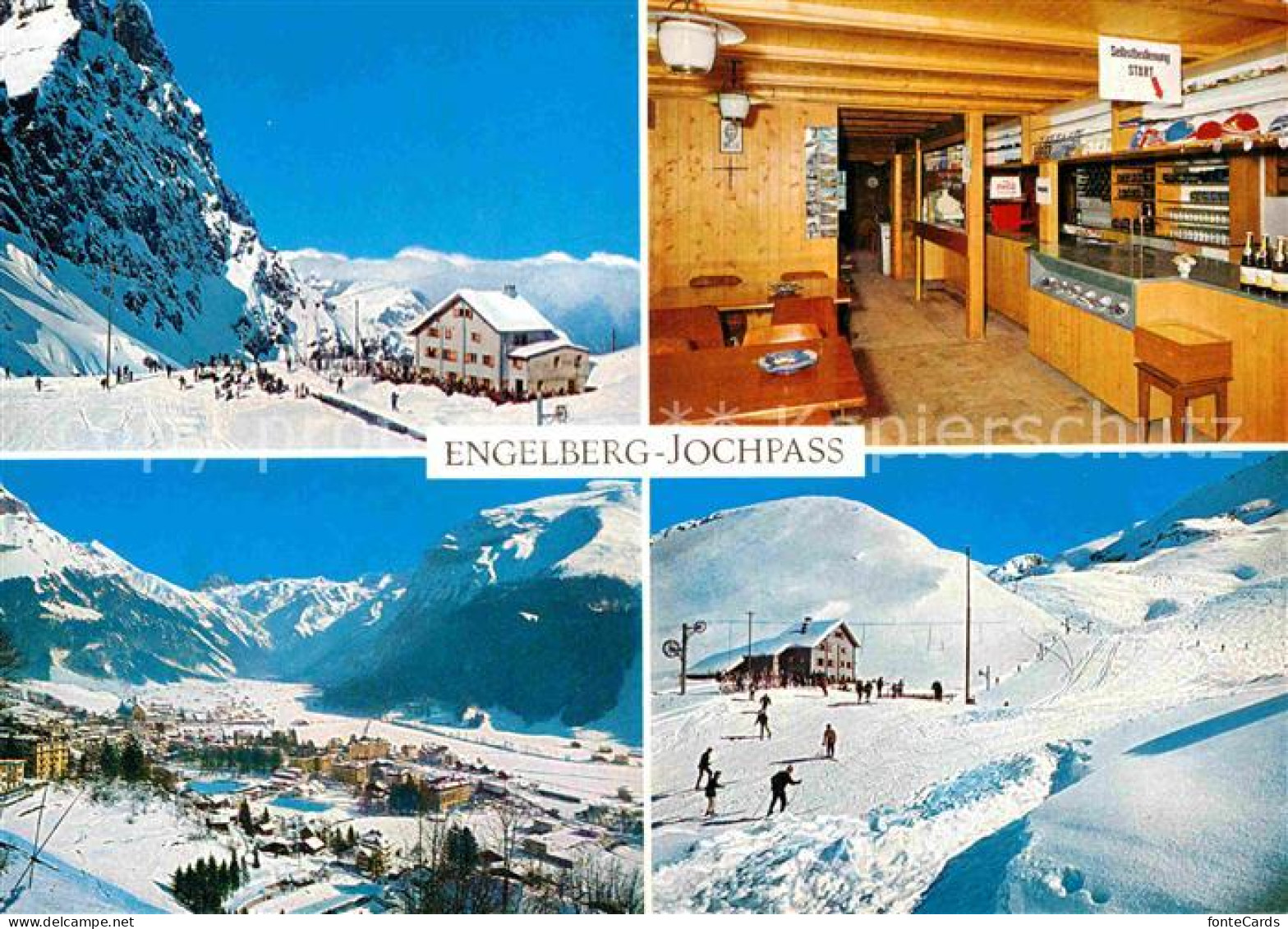 12827167 Engelberg OW Berghaus Jochpass Panorama Wintersportplatz Alpen Engelber - Altri & Non Classificati