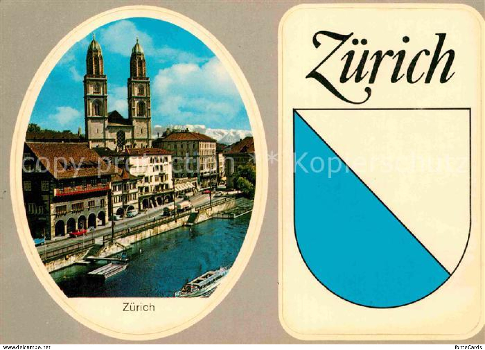 12826807 Zuerich ZH Limmatquai Grossmuenster Zuerich - Sonstige & Ohne Zuordnung