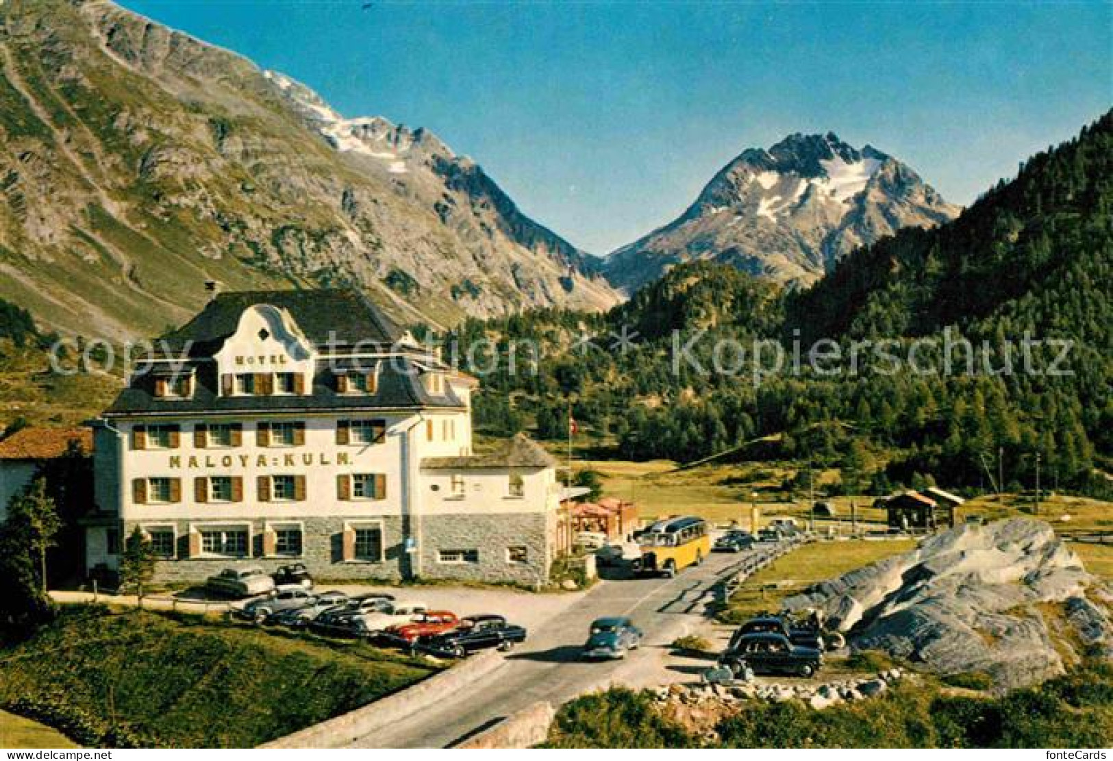 12826589 Maloja GR Hotel Maloja-Kulm Monte Del Forno  Maloja - Autres & Non Classés