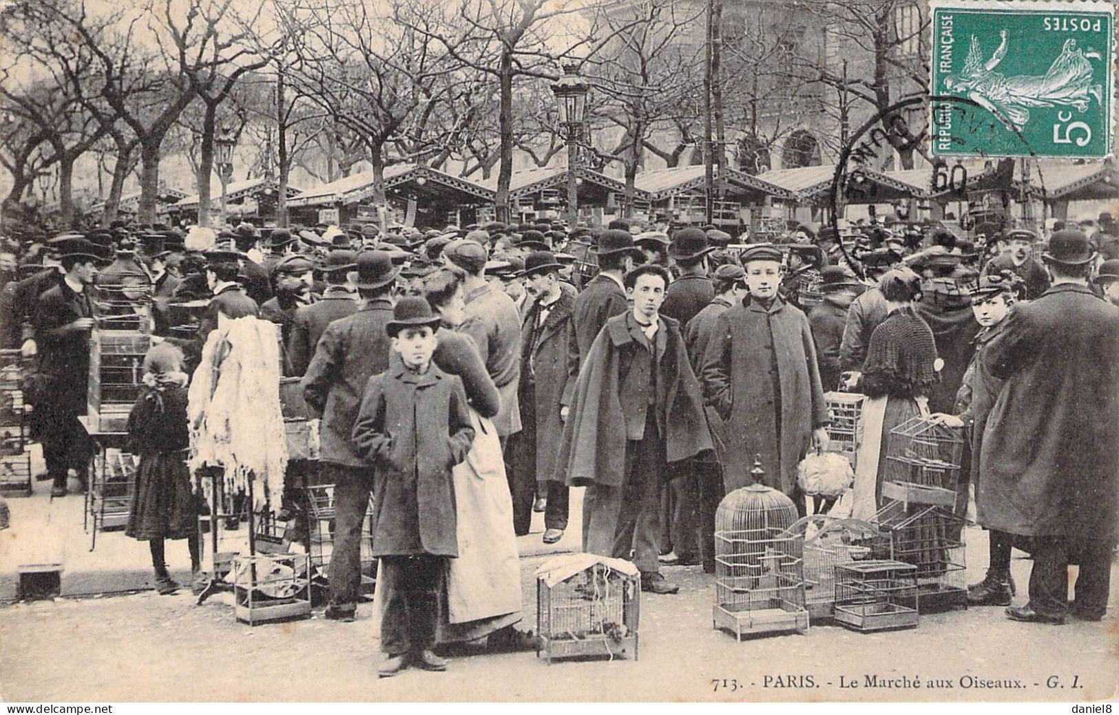 PARIS -  LE MARCHE AUX OISEAUX - Petits Métiers à Paris