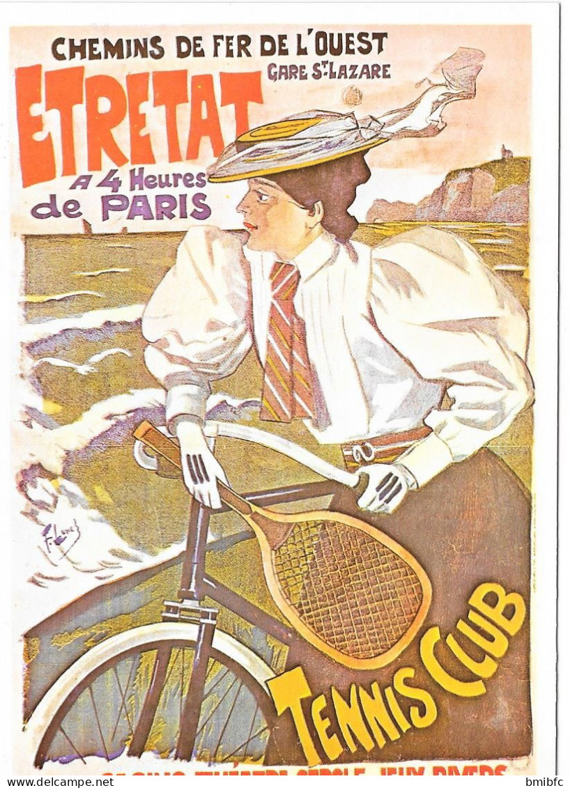 ETRETAT à 4 Heures De Paris - Tennis Club - Publicité