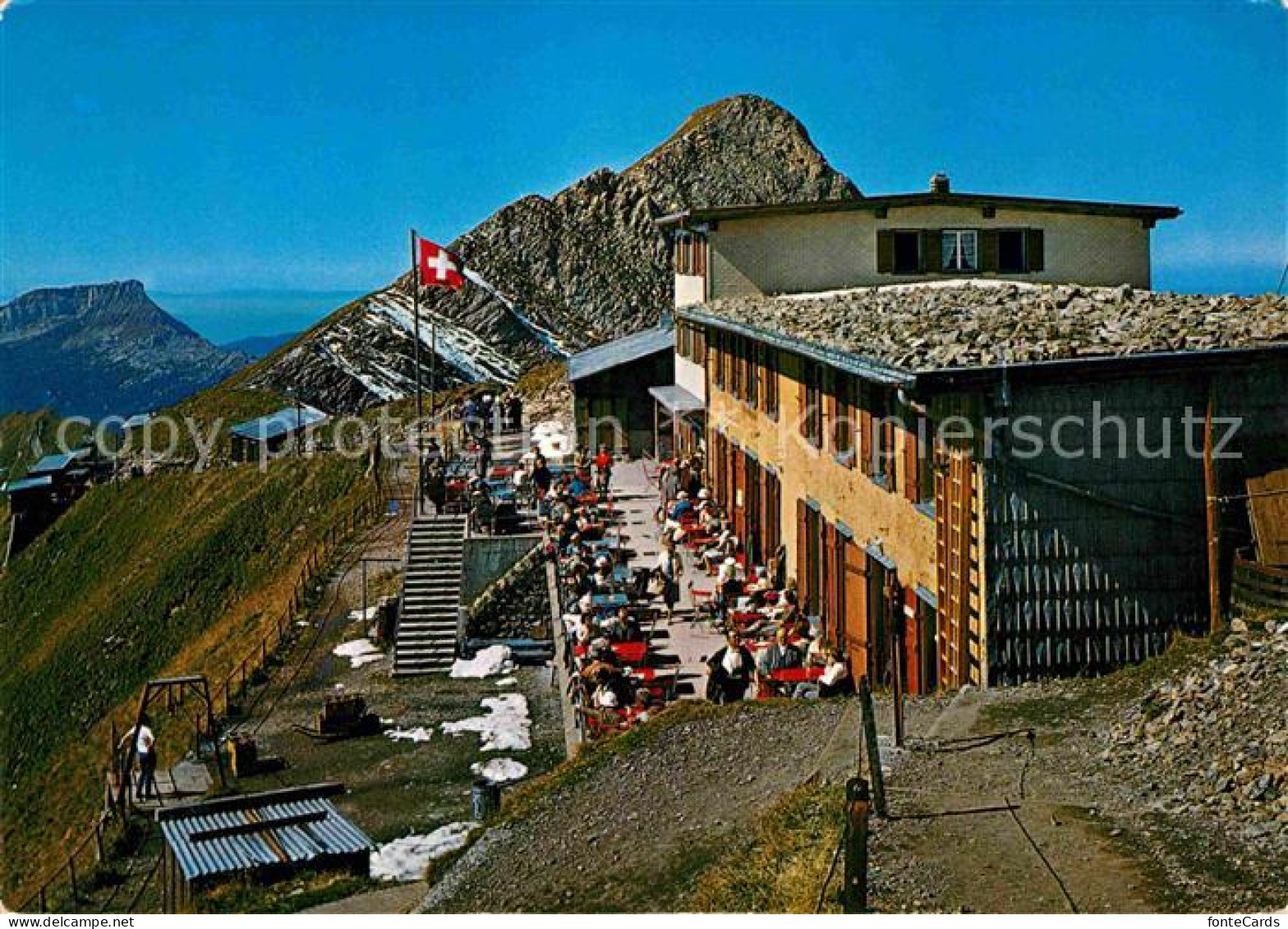 12825239 Brienzer Rothorn BE Kulmhotel Mit Hohgant Emmentaler Alpen Brienzer Rot - Andere & Zonder Classificatie