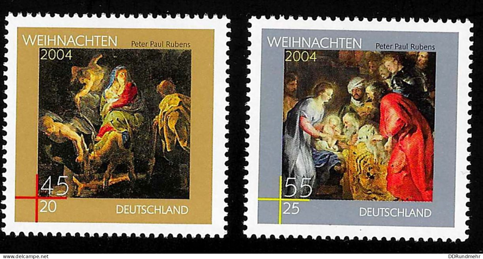 2004 Christmas  Michel DE 2429 - 2430 Stamp Number DE B946 - B947 Yvert Et Tellier DE 2254 - 2255 Xx MNH - Neufs