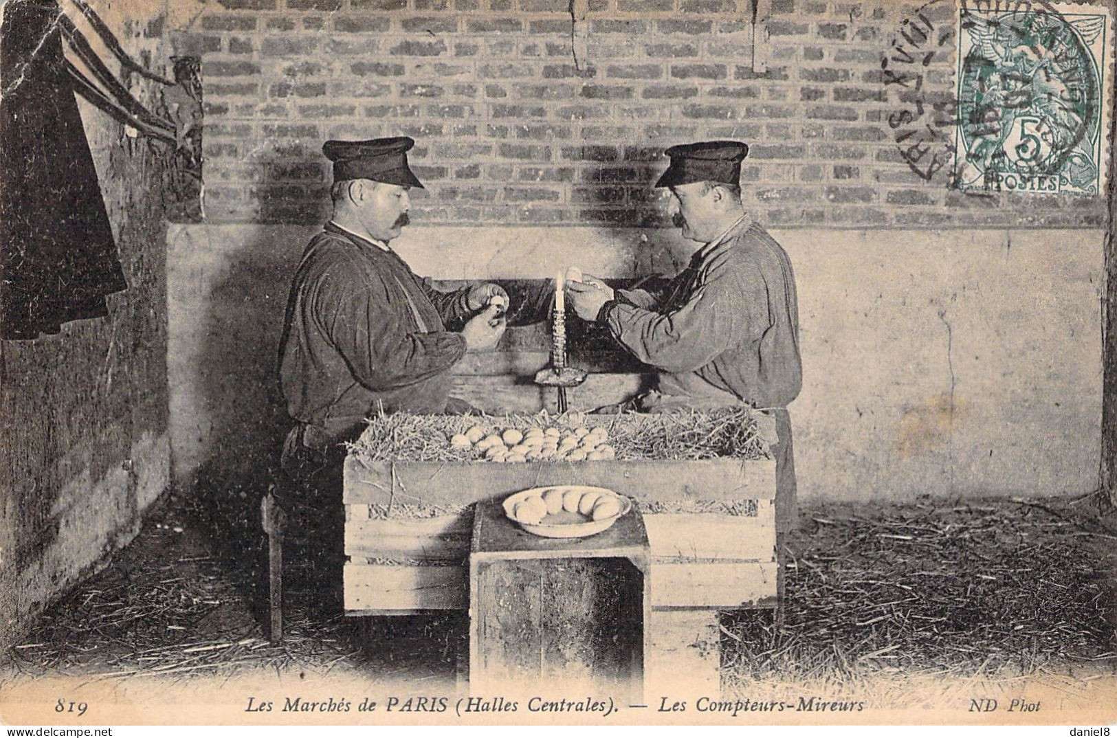 Les Marches De Paris (halles Centrales) LES COMPTEURS-MINEURS - Petits Métiers à Paris