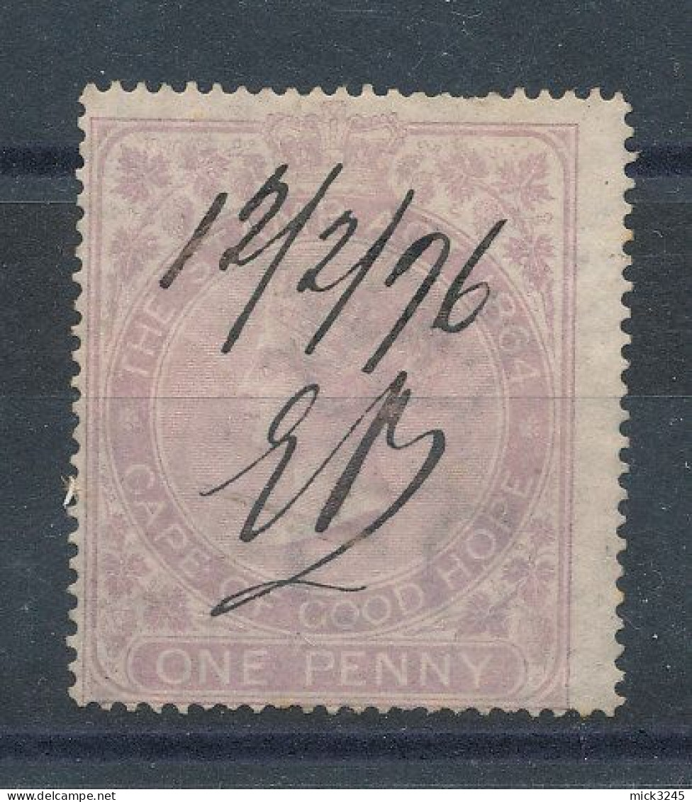 Cap De Bonne Espérance - Timbre Fiscal One Penny (o) - Kaap De Goede Hoop (1853-1904)