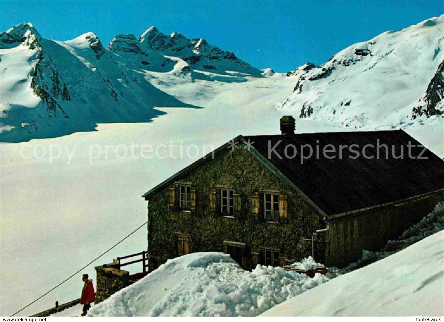 12815339 Konkordiahuette Kranzberg Rottalhorn Jungfrau Konkordiahuette - Andere & Zonder Classificatie
