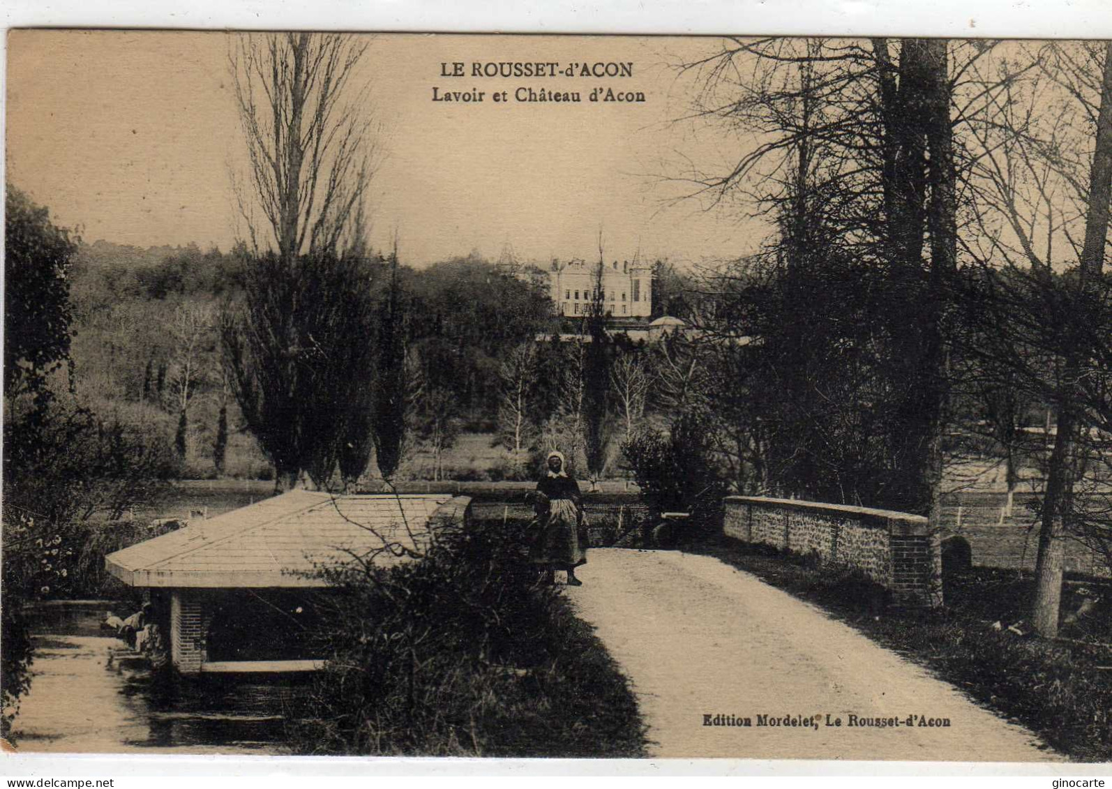 Le Rousset D'acon Lavoir Et Chateau - Andere & Zonder Classificatie