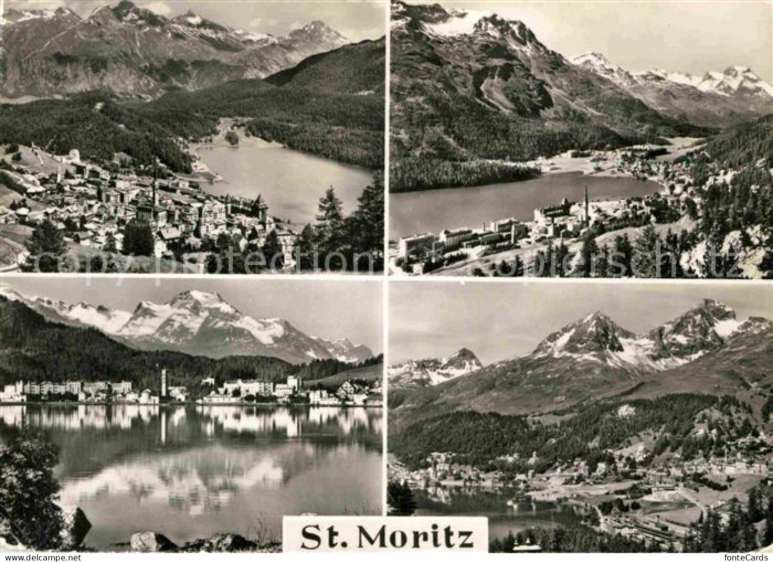 12813047 St Moritz GR Teilansichten St Moritz - Autres & Non Classés