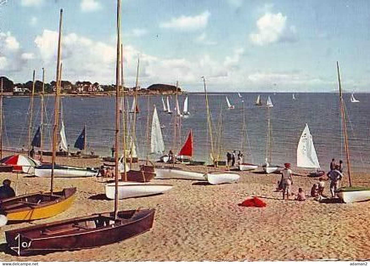 Bénodet.G149      La Grande Plage Et La Pointe Saint Gilles - Bénodet