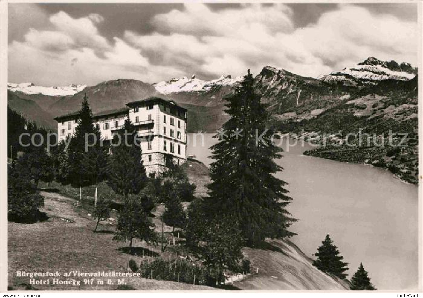 12811517 Buergenstock Vierwaldstaettersee Hotel Honegg Alpenpanorama Buergenstoc - Autres & Non Classés