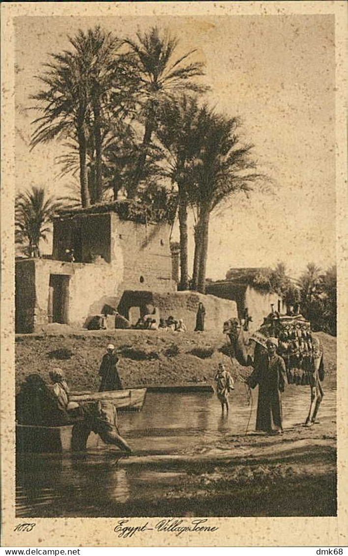 EGYPT - VILLAGE SCENE ( 1073 ) EDIT. LEHNERT & LANDROCK - 1920s (12656) - Andere & Zonder Classificatie