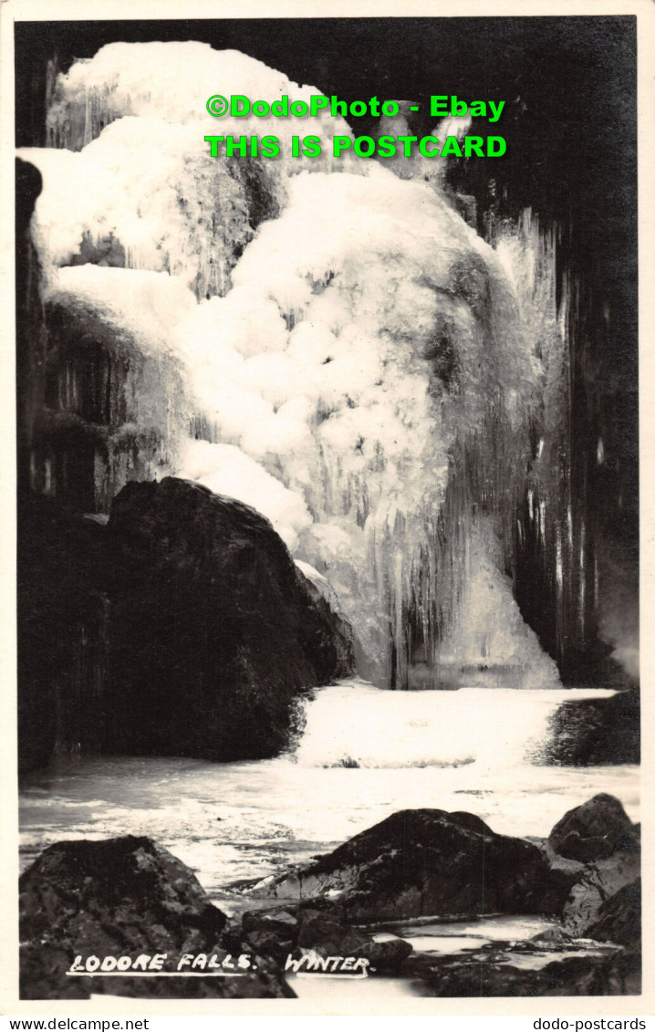 R359905 Lodore Falls. Winter. W. G. Haworth. F. R. S. A - Monde