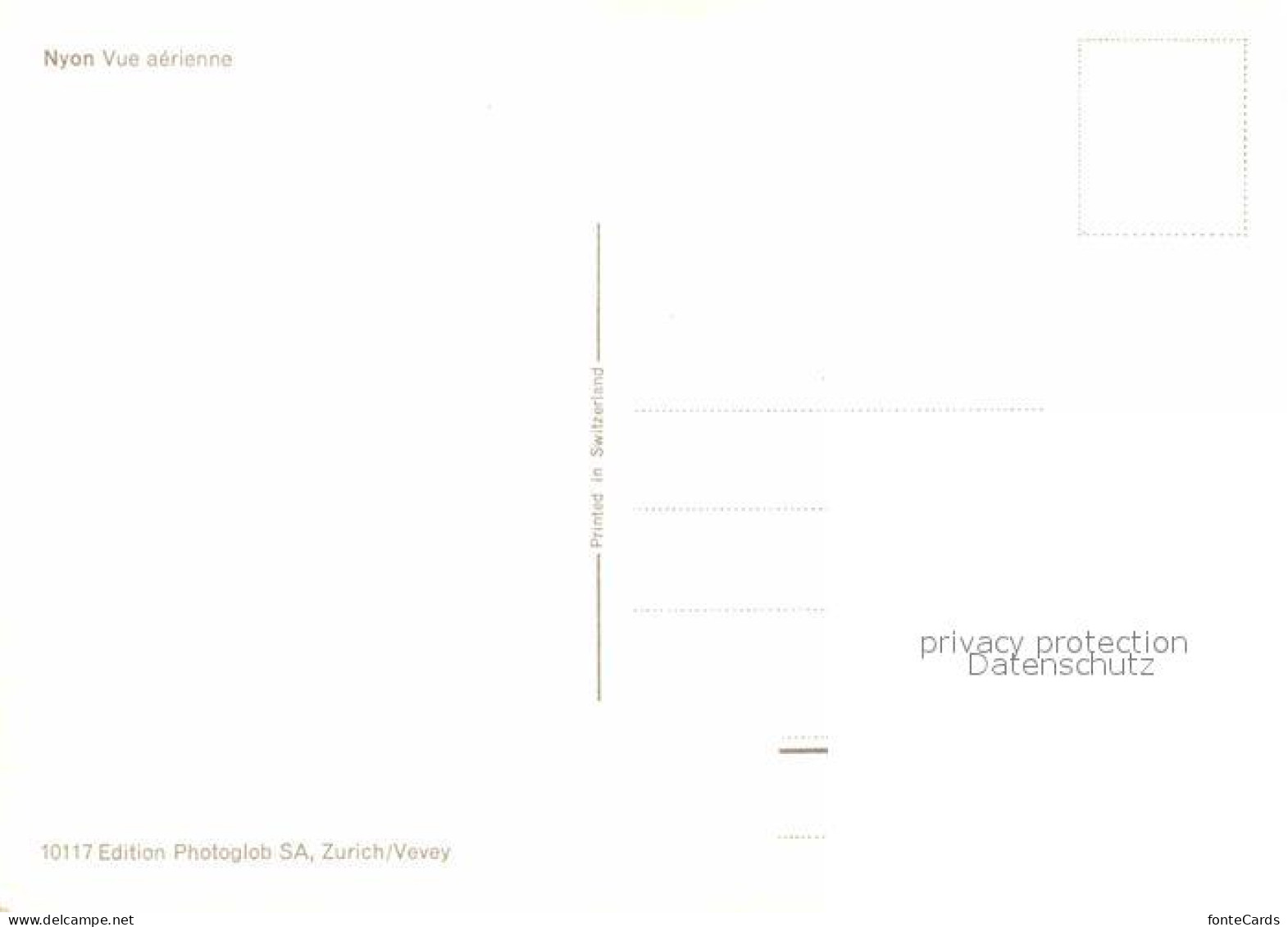 12804079 Nyon VD Fliegeraufnahme Nyon - Andere & Zonder Classificatie