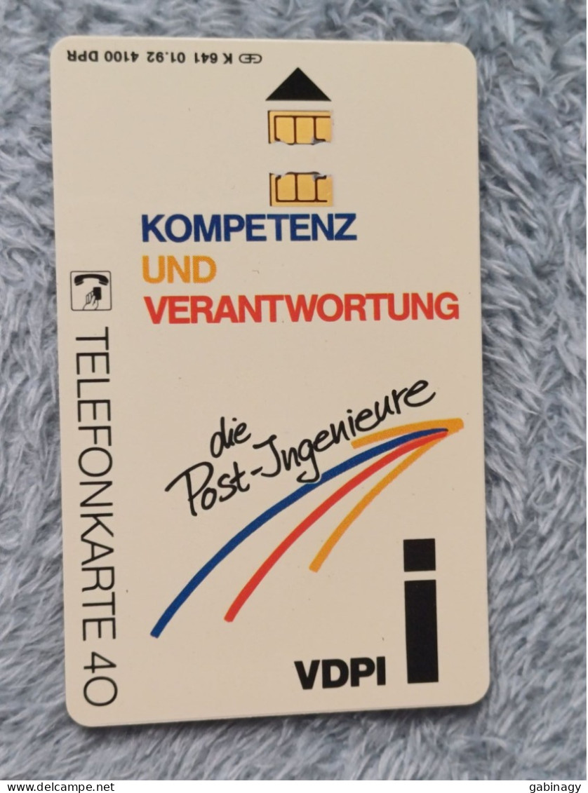 GERMANY-1213 - K 0641 - VDPI – Die Post-Ingenieure - 4.100ex. - K-Series: Kundenserie