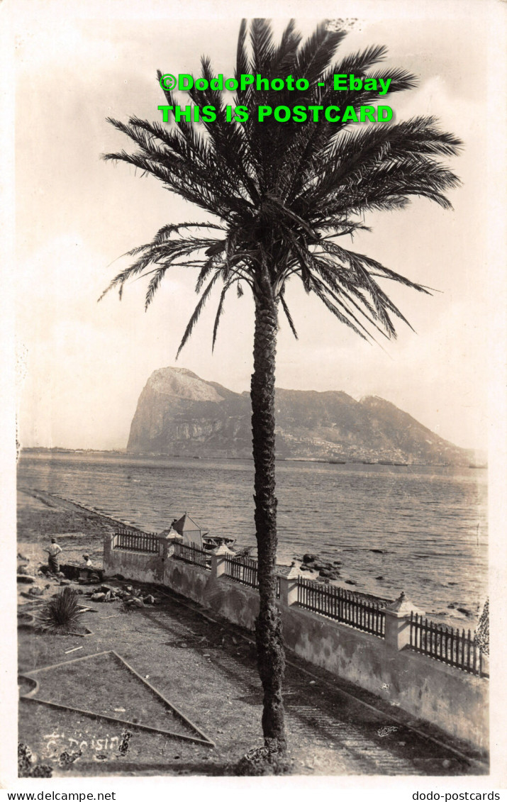 R359913 Gibraltar. Artistic View Of The Rock From Spanis Shores - World