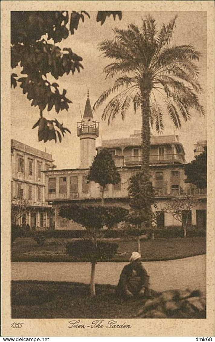 EGYPT - SUEZ - THE GARDEN ( 1355 ) EDIT. LEHNERT & LANDROCK - 1920s (12657) - Suez