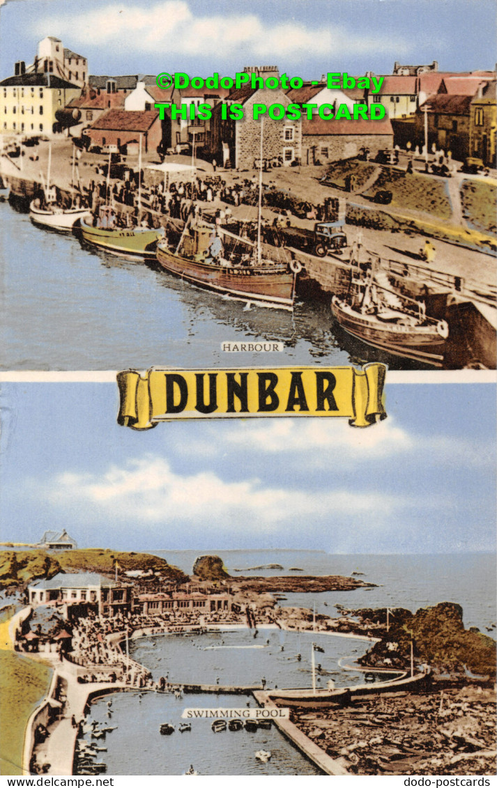 R359941 Dunbar. Harbour. Swimming Pool. M. And L. National Series. Multi View. 1 - Monde