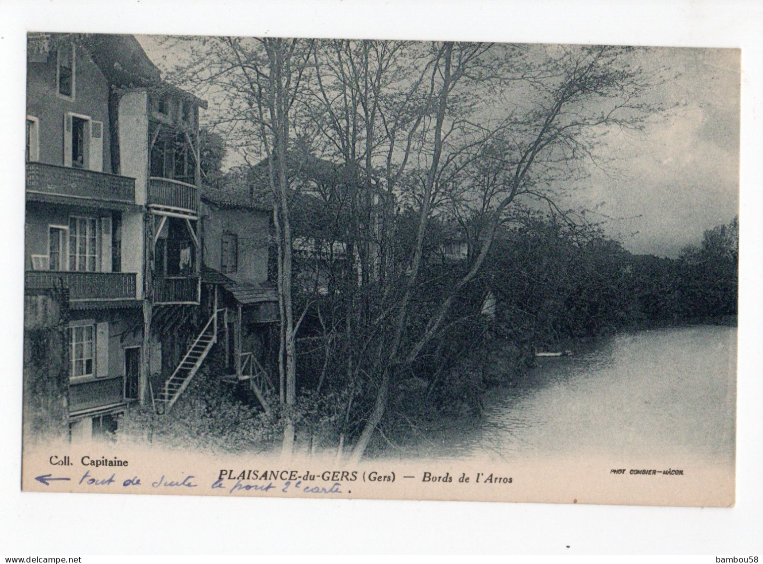 PLAISANCE * GERS * BORDS DE L'ARROS * Coll. Capitaine * Phot. Combier, Macon - Andere & Zonder Classificatie