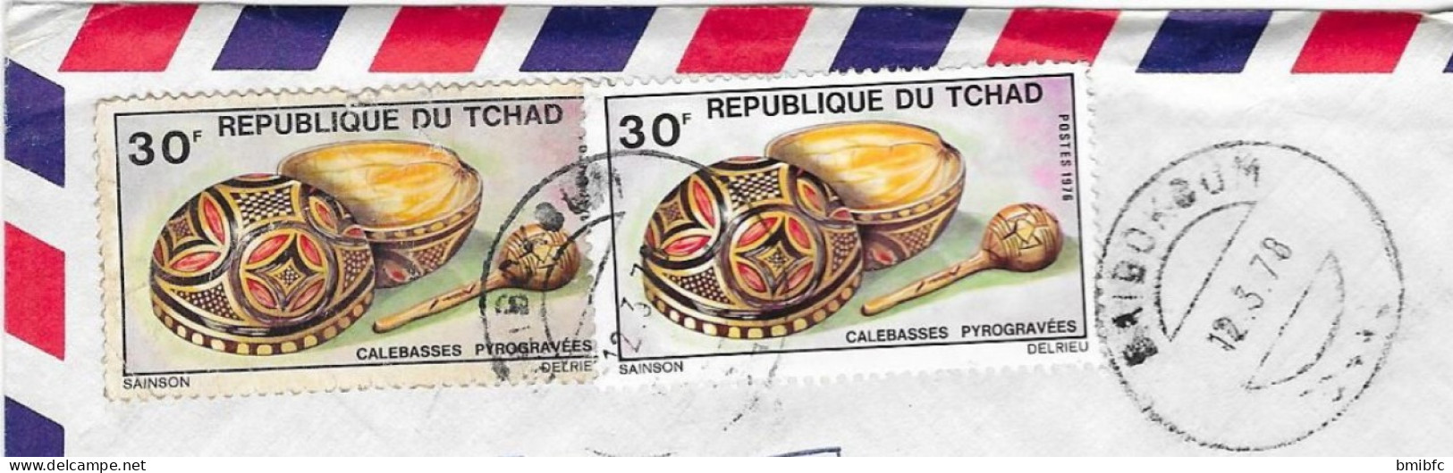 Sur Lettre Par Avion 1978 - Chad (1960-...)