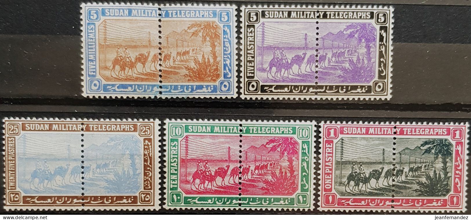 Grande-Bretagne (ex-colonies & Protectorats) Soudan 1898 Neuf * MH   Télégraphe Militaire Filigrane étoile Et Croissant - Soudan (...-1951)