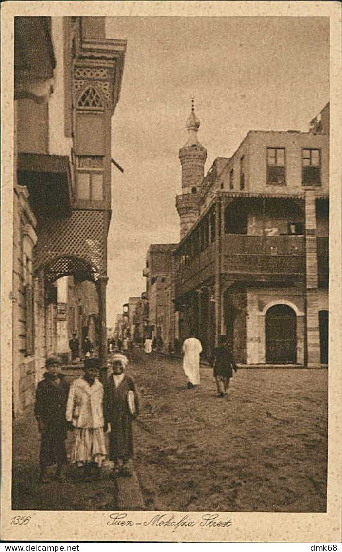 EGYPT - SUEZ - MOHAFAZA STREET ( 1356 ) EDIT. LEHNERT & LANDROCK - 1920s (12658) - Sues