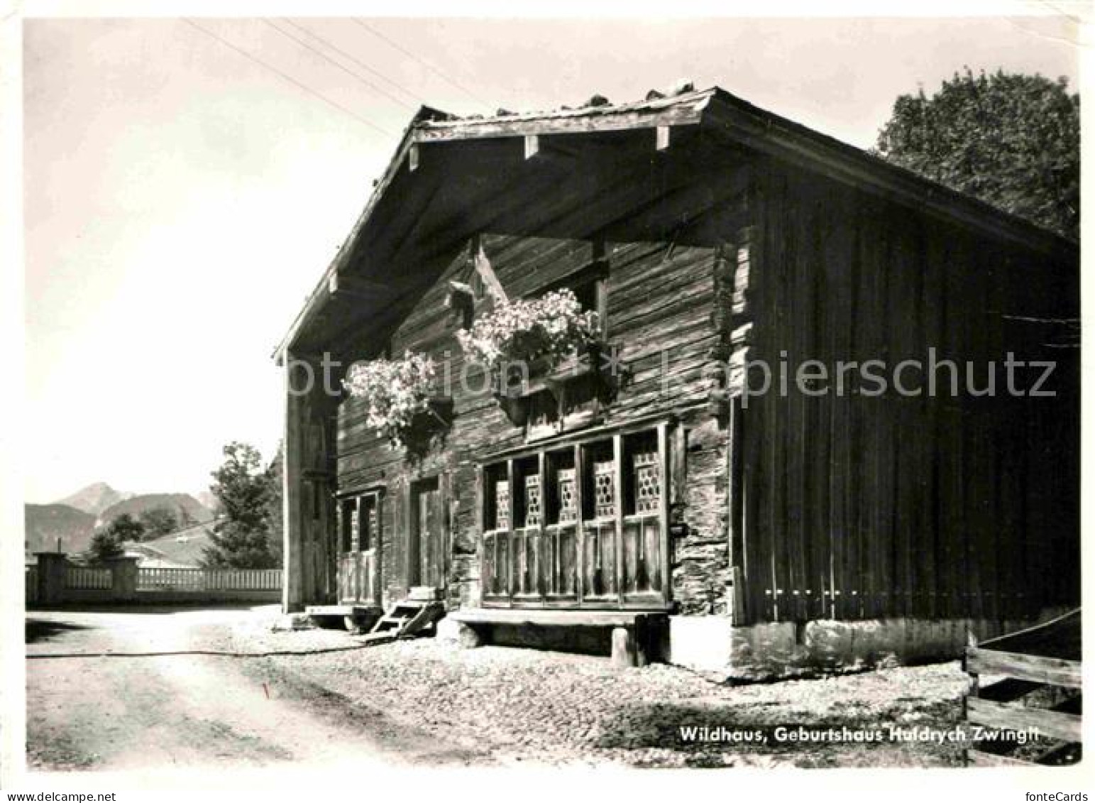 12796067 Wildhaus SG Geburtshaus Huldrych Wildhaus Lisighaus - Autres & Non Classés