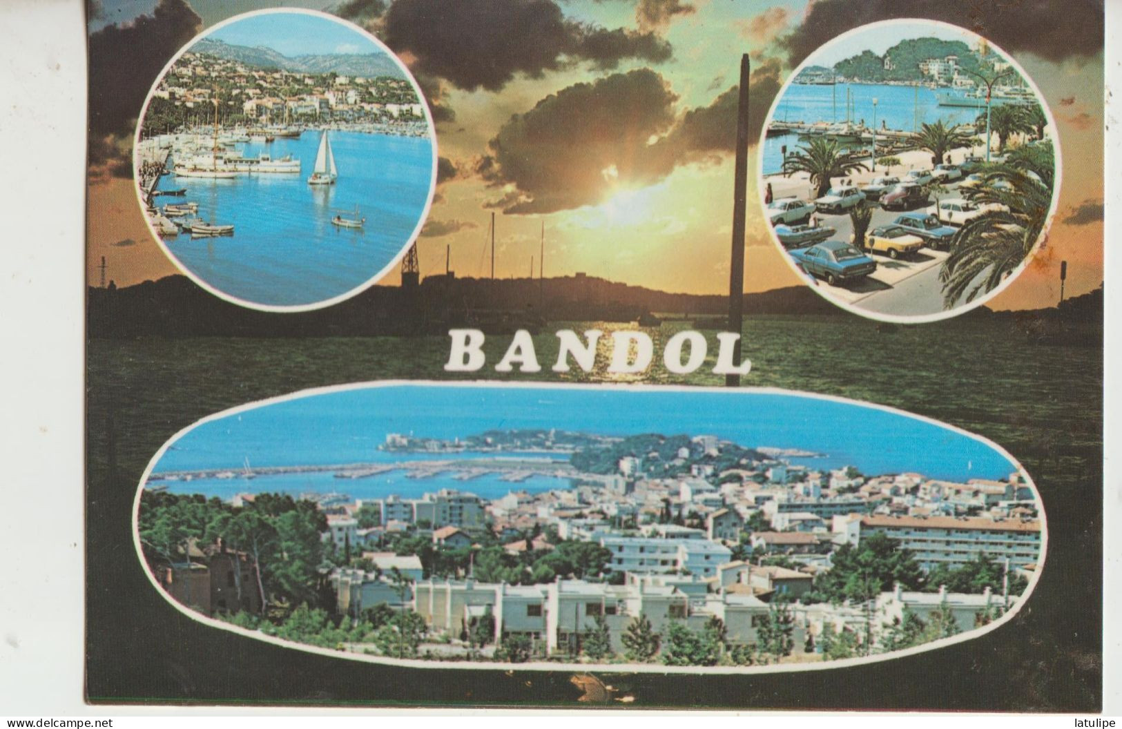 Bandol 83 Carte Circulée Timbrée  Multivues ( 3 )  Souvenirs - Bandol