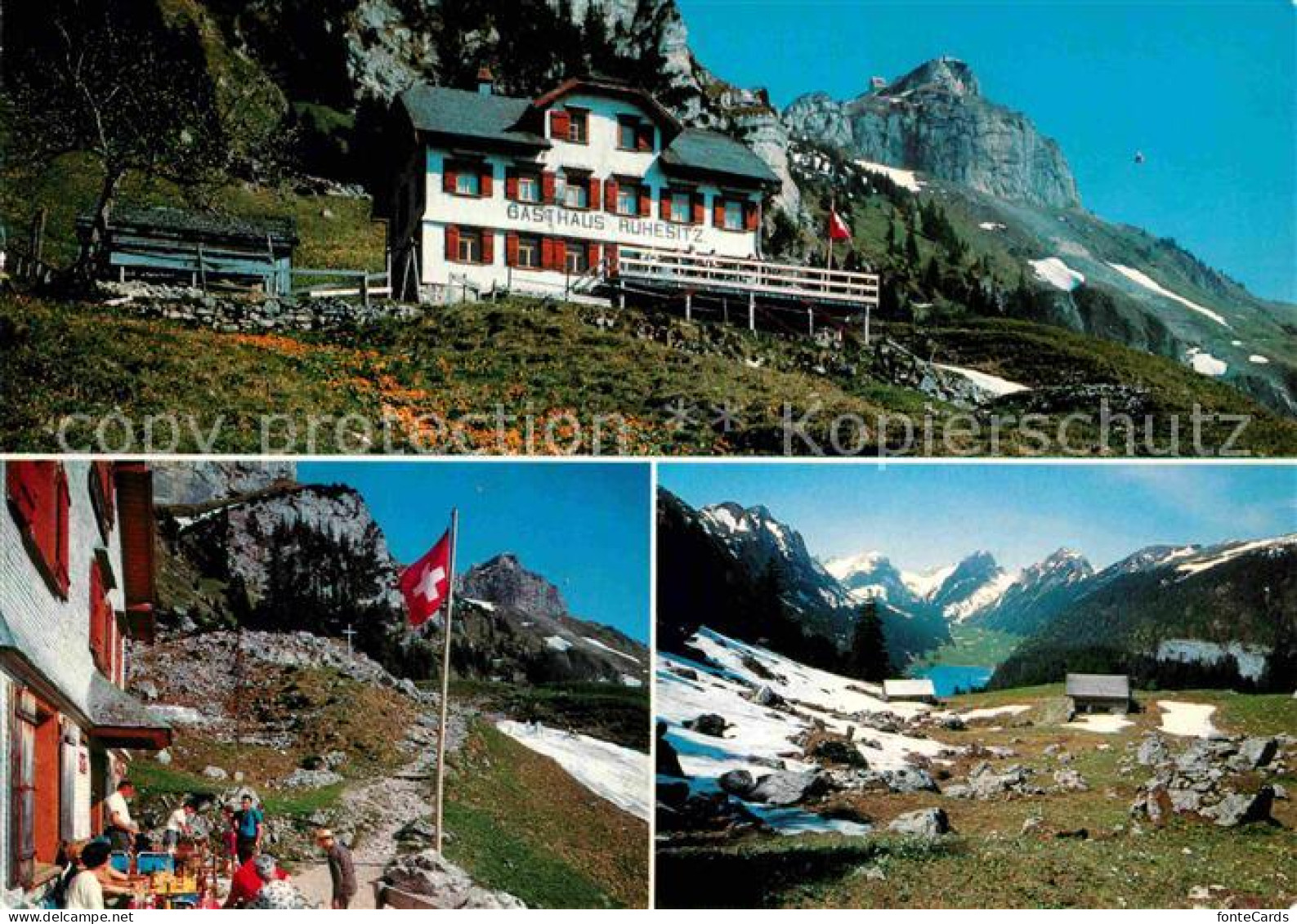 12793559 Bruelisau Berggasthaus Ruhsitz Am Weg Zum Hohen Kasten Appenzeller Alpe - Other & Unclassified