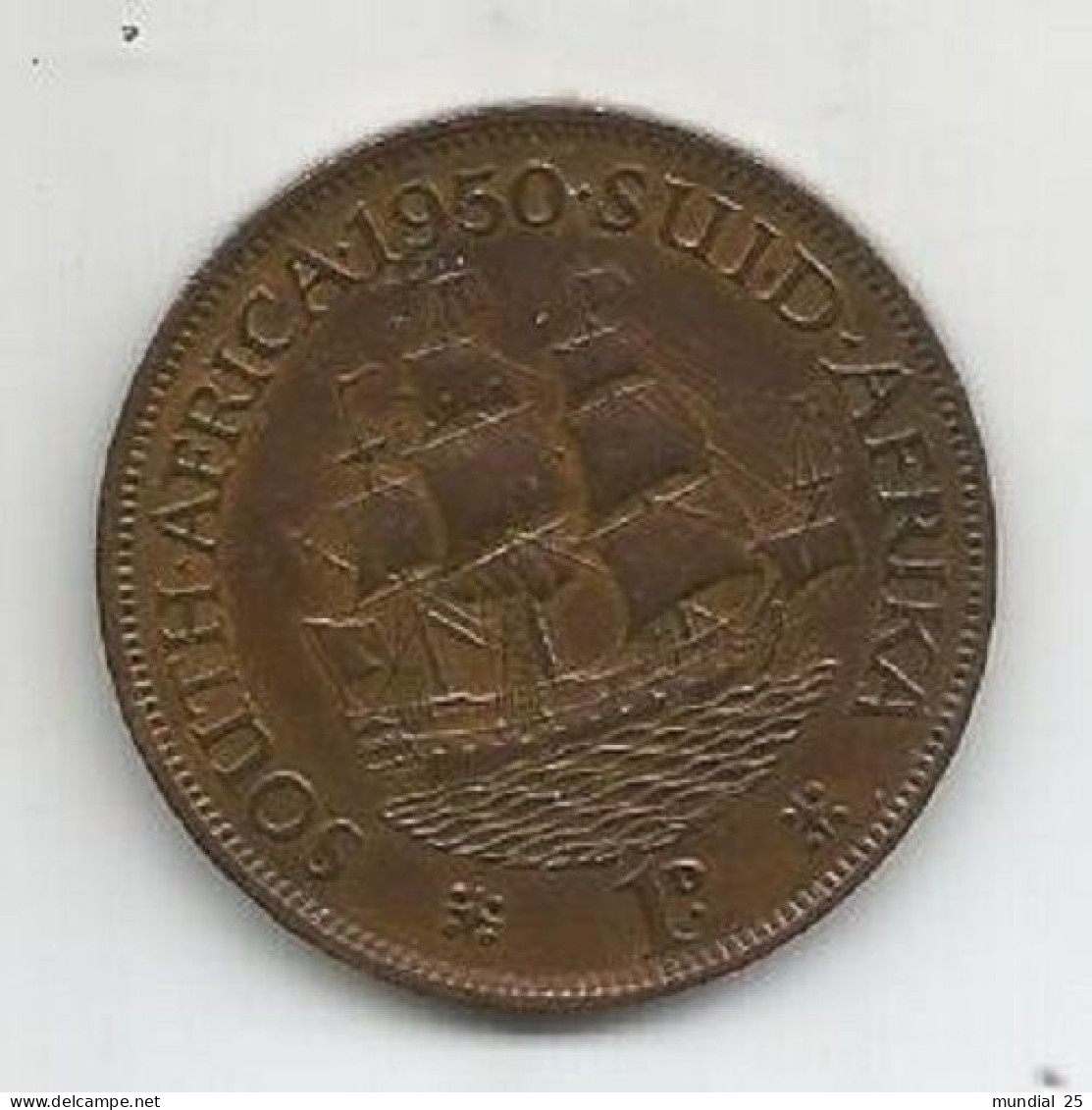 SOUTH AFRICA 1 PENNY 1950 - South Africa