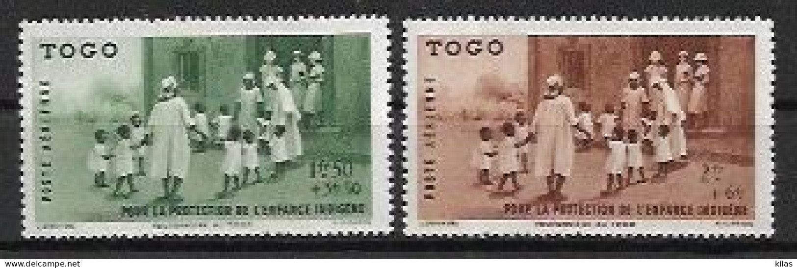 TOGO 1942 Protection De L'Enfance Indigène & Quinzaine Impériale (PEIQI) MNH - 1942 Protection De L'Enfance Indigène & Quinzaine Impériale (PEIQI)
