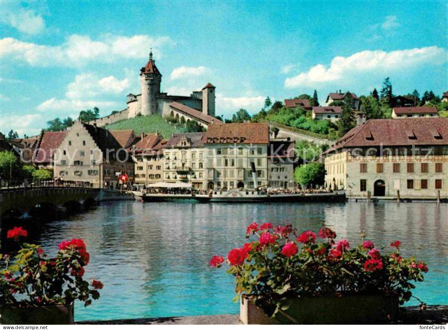 12791769 Schaffhausen SH Blick Ueber Den Rhein Festung Munot Schaffhausen - Andere & Zonder Classificatie