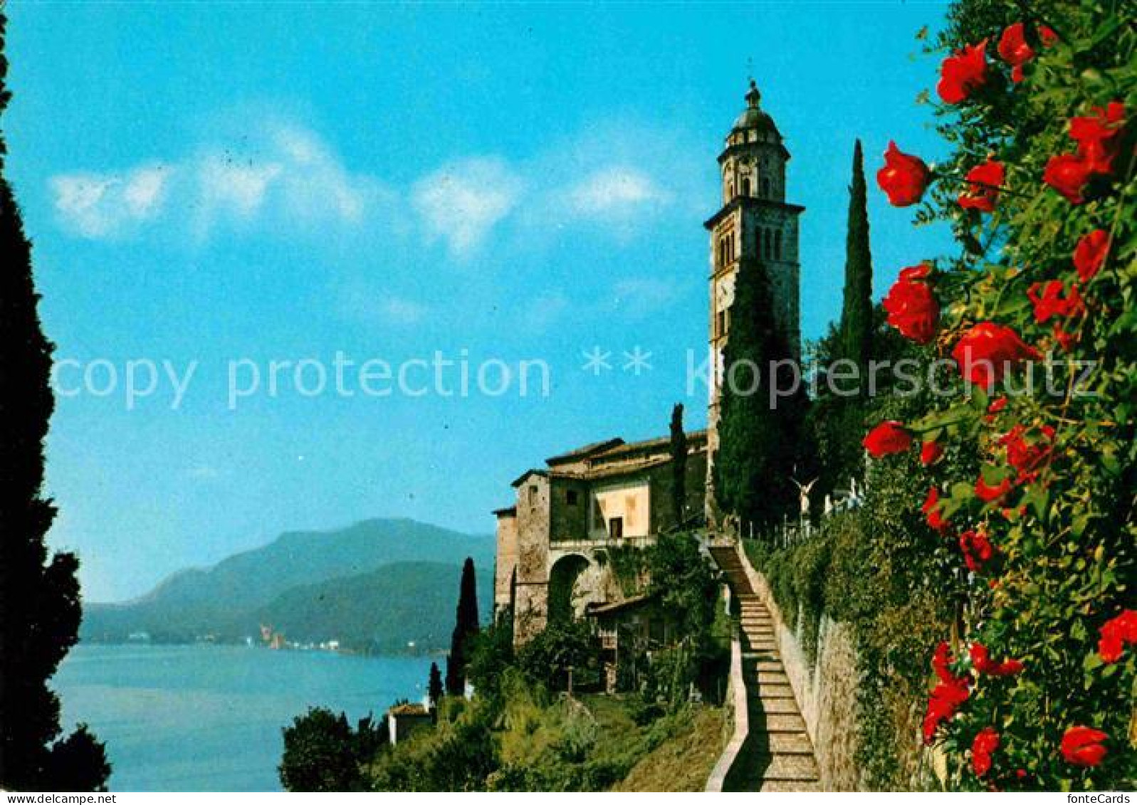 12790507 Morcote Lago Di Lugano Chiesa Di Santa Maria Morcote Lago Di Lugano - Autres & Non Classés