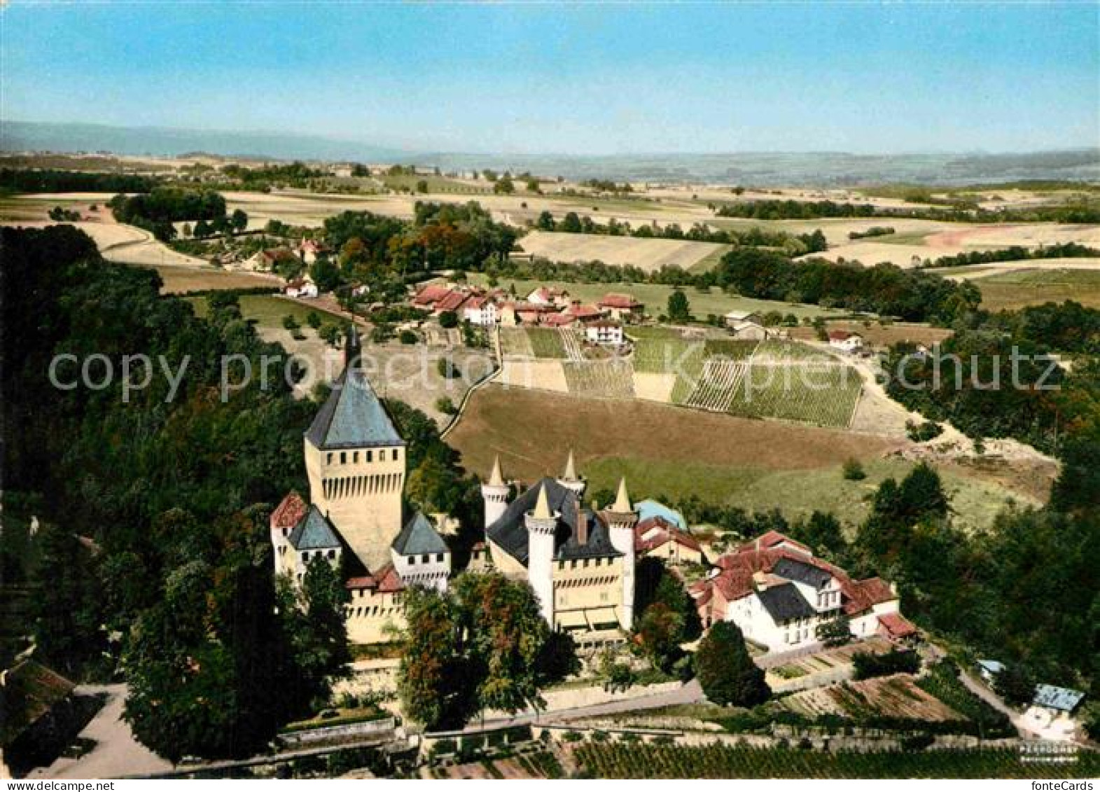 12789429 Vufflens-le-Chateau Fliegeraufnahme Vufflens-le-Chateau - Autres & Non Classés