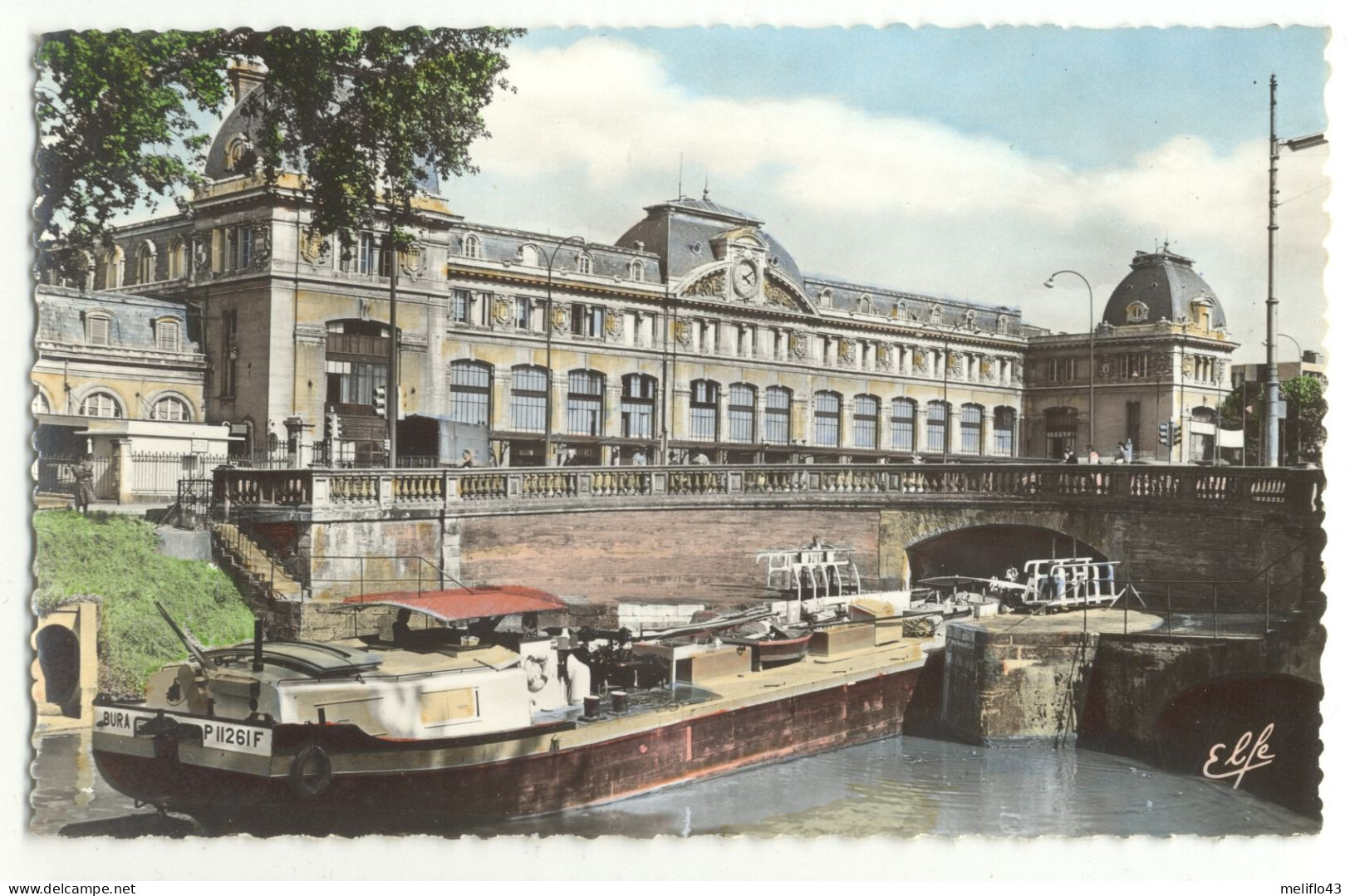 31/ CPSM - Toulouse - Le Canal Du Midi Et La Gare Matabiau - Toulouse