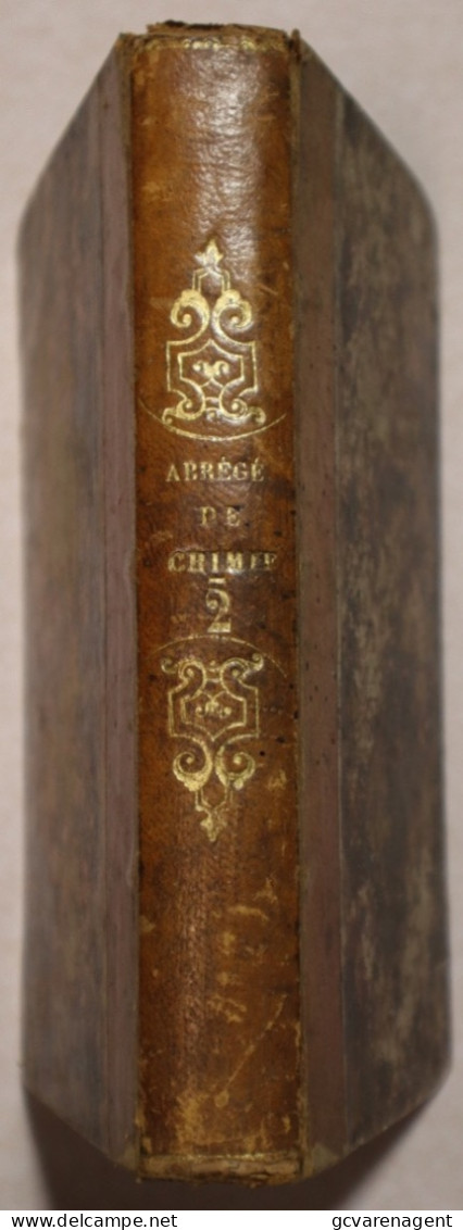 ABREGE DE CHIMIE 1859 PARTIE II. METAUX ET METALLURGIE = REDELIJKE STAAT = 464 PAGES  180 X 120 MM  ZIE AFBEELDINGEN - 1801-1900