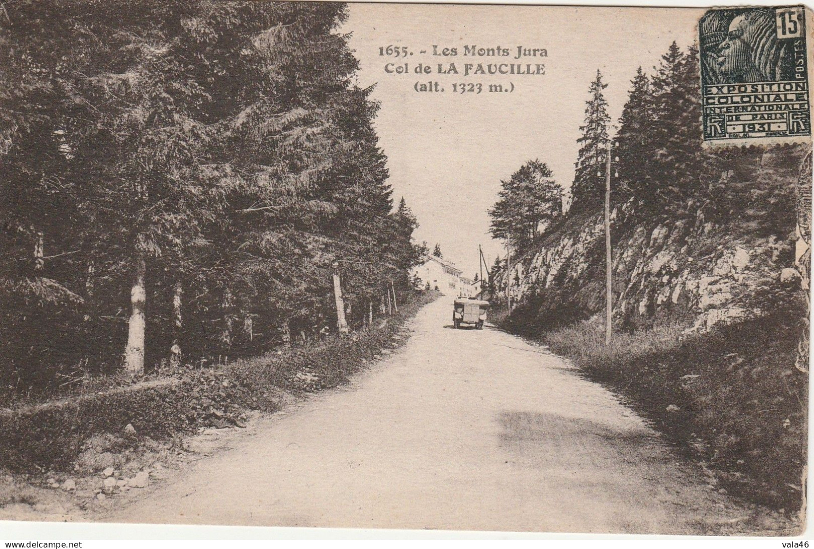 COL DE LA FAUCILLE     39  JURA      BELLE CPA - Autres & Non Classés