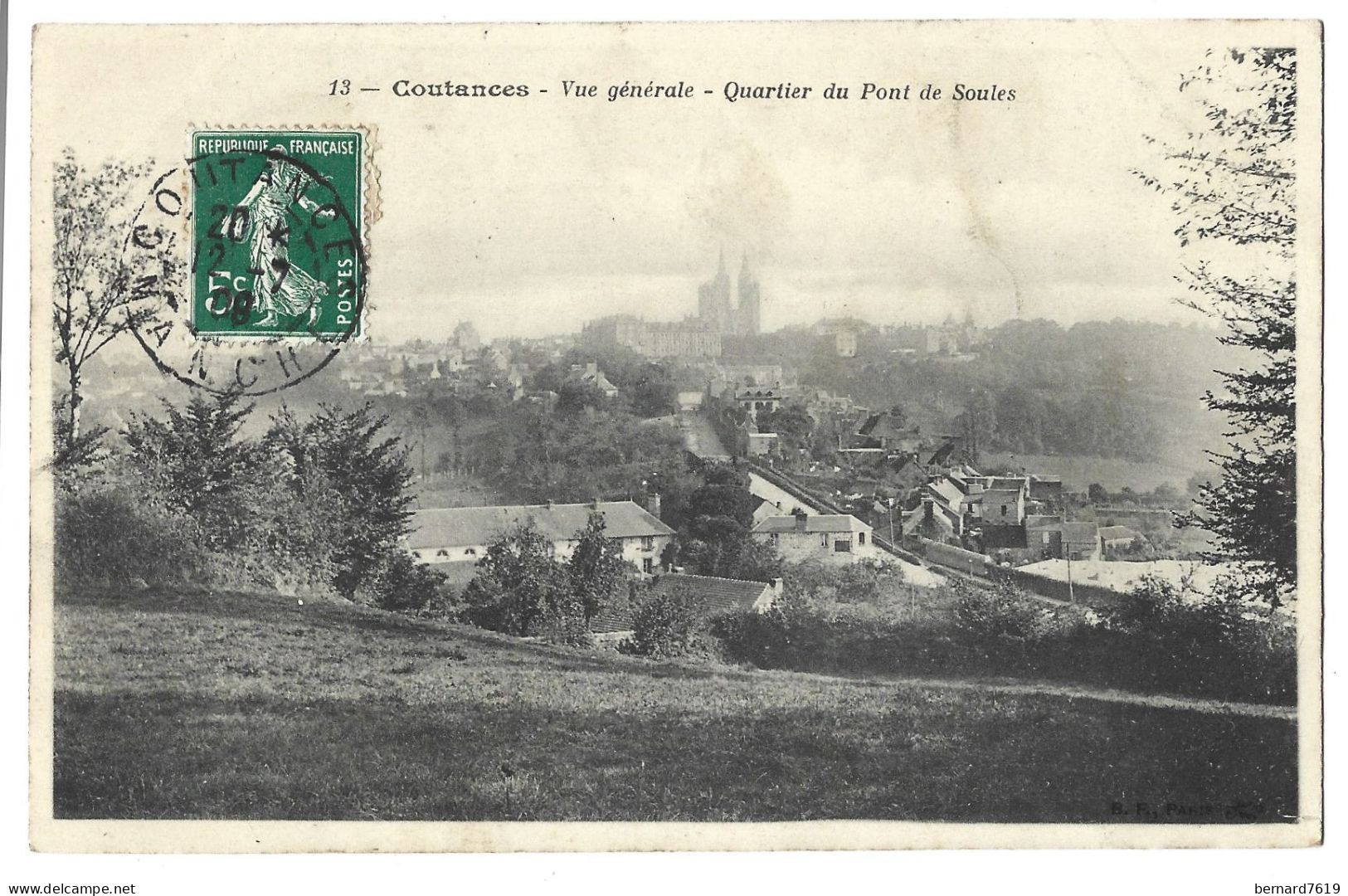 50  Coutances - Vue Generae - Quartier Du Pont De Soules - Coutances