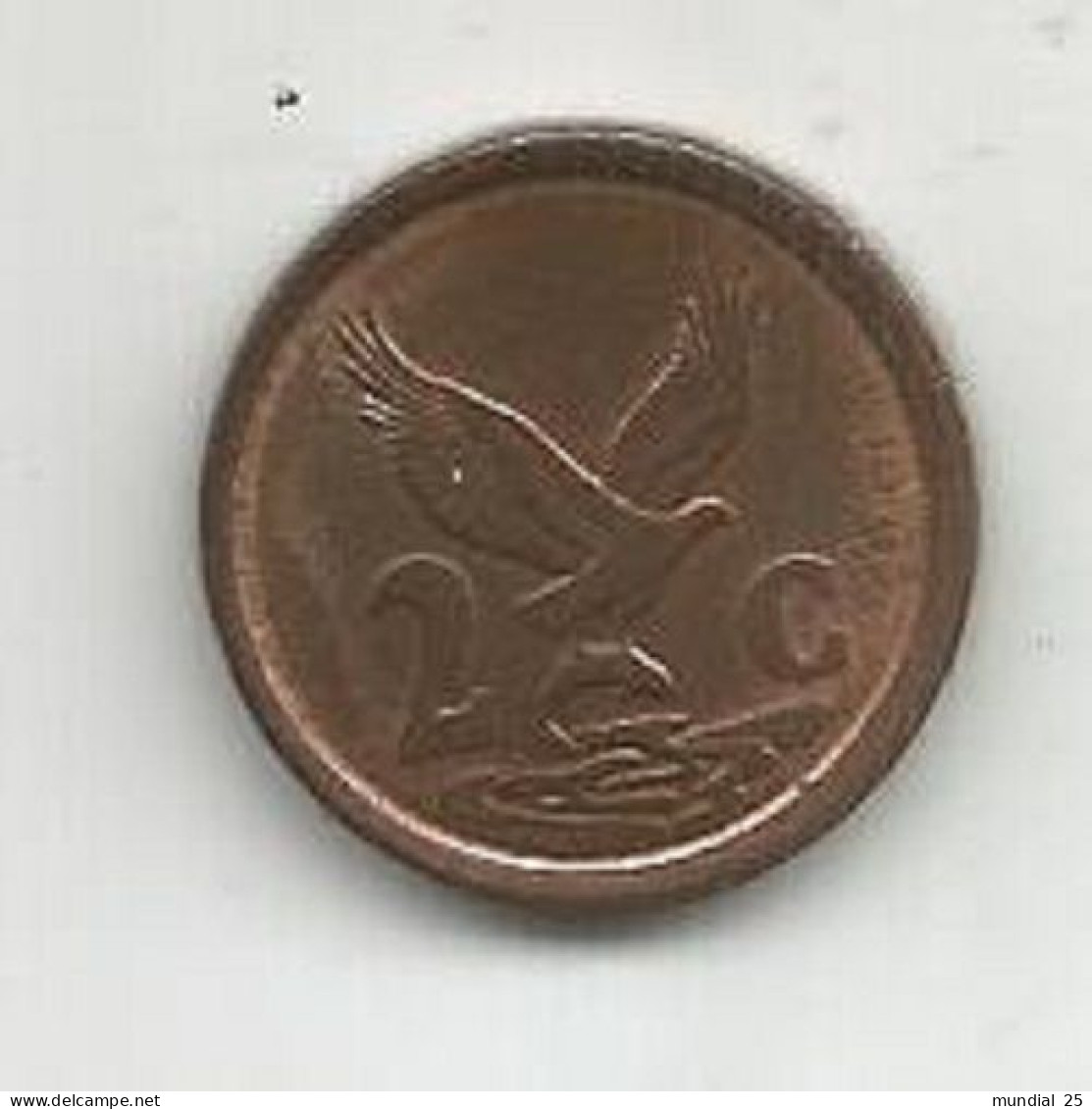 SOUTH AFRICA 2 CENTS 1991 - Zuid-Afrika